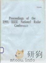 Proceedings of the 1991 IEEE National Radar Conference     PDF电子版封面     