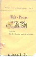 High-Power Lasers and Applications     PDF电子版封面     