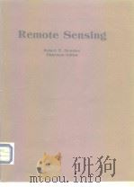 Remots Sensing     PDF电子版封面     