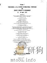 PROCEEDINGS of the ELEVENTH INTERNATIONAL SYMPOSIUM ON REMOTE SENSING OF ENVIRONMENT Volume 1-2     PDF电子版封面     