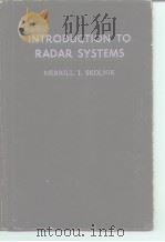 Introduction to RADAR SYSTEMS     PDF电子版封面     