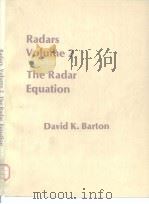 Radars Vloume 2 The Radar Equation     PDF电子版封面     