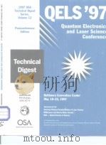 QELS'97 Quatum Electronics and Laser Science Conference     PDF电子版封面     