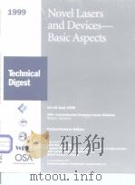 Novel Lasers and Devices_Basic Aspects  14-16 Jume 1999     PDF电子版封面     