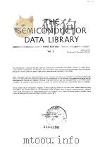 THE SEMICONDUCTOR DATA LIBRARY Vol.2     PDF电子版封面     