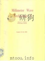 Millmeter Wave Technology Ⅱ 1983（ PDF版）
