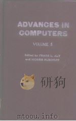 Advances in computers.vol.5     PDF电子版封面    FRANZ L.ALT 