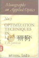 Optimization techniques in lens design     PDF电子版封面     