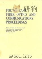 FOC 81 east fiber optics and comunications proceedings.1981     PDF电子版封面     