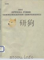 1991 Optical fiber Communication confetence     PDF电子版封面     