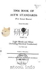 1964 Book of Astm Standards  With Related Material PART 6     PDF电子版封面     