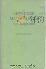 Advanced Mathematics for Engineers     PDF电子版封面     