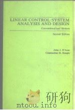LINEAR CONTROL SYSTEM ANALYSIS AND DESIGN（ PDF版）