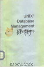 UNIX Database Management Systems     PDF电子版封面  0139455930  Ulka Rodgers 