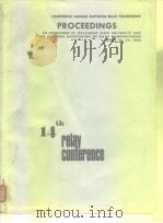 PROCEEDINGS·14th relay conterence     PDF电子版封面     