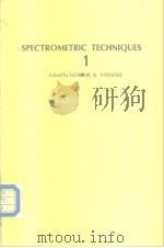 Spectrometic techniques V.I 1977     PDF电子版封面     