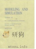 MODELIN AND SIMULATION VOLUME 13  Part 1、Part 2、Part 3、Part 4     PDF电子版封面  5876644566   