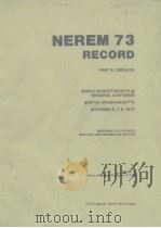 NEREM 73 record V.15:pt.4 1973     PDF电子版封面     