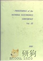 Proceedings of the National Electronics Confence 1981.     PDF电子版封面     