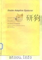 Stable Adaptive Systems     PDF电子版封面     