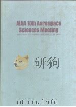 AIAA 10th Aerospace Sciences Meeting.Vol.4.     PDF电子版封面     