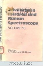 Advances in Infrared and Raman Spectroscopy VOLUME 10（ PDF版）