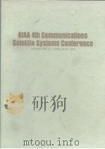 AIAA 4th Communications satellite systems conference 1972     PDF电子版封面     