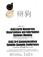 AIAA 3rd Communications Satellite Systems Conference     PDF电子版封面     