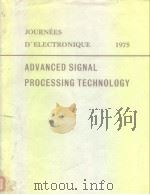 Technologie de pointe pourle traitement des signaux.1975.     PDF电子版封面     