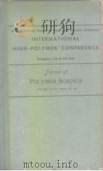International union of pure and applied chemistry international high-polymer conference.1958.（ PDF版）