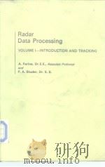 Readar Data Processing   VOLUME I-NTRODUCTION AND TRACKING     PDF电子版封面     