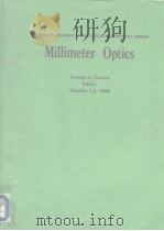 Millimeter Optics     PDF电子版封面     