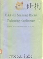 Proceedings AIAA 4TH sounding rocket technology conference.1976.     PDF电子版封面     