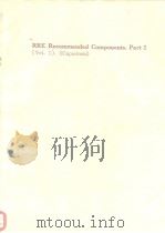 RRE RECOMMENDED COMPONENTS Part 2(Vol.1)《Capacitors》     PDF电子版封面     