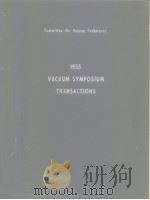 1955 Vacuum Symposium Transactions     PDF电子版封面     