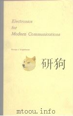 Electronics for Modern Communications     PDF电子版封面  0132523388   