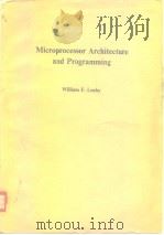 Microprocessor architecture and programming.1977.     PDF电子版封面     