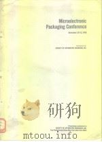 Microcelectronic Packaging Conference.     PDF电子版封面     