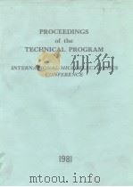 International microelectronics conference 1981     PDF电子版封面     