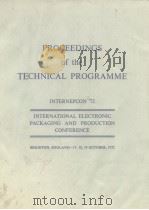 Proceedings of the technical Programme Internepcon '72     PDF电子版封面     