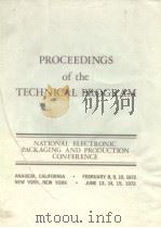 Proceedings of the technical program National Electronic Packging ad Production Conference     PDF电子版封面     