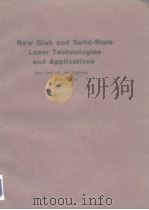 New slab and solid-state laser technologies and applications 1987（ PDF版）