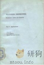 Television engineering:broadcast.cable abd satellie.1985     PDF电子版封面     