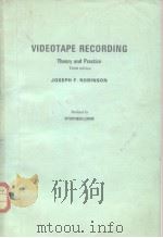 Videotape recording:theory and practice.     PDF电子版封面     