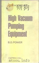 High Vacuum pumping equipment     PDF电子版封面     