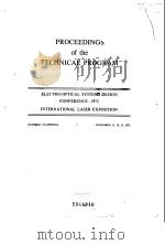 PROCEEDINGS of the TECHNICAL PROGRAM     PDF电子版封面     