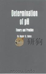 Determination of ph Theory and praclice     PDF电子版封面     