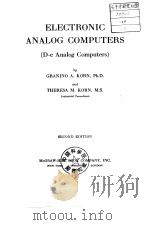 ELECTRONIC ANALOG COMPUTERS(D-c Analog Computers)     PDF电子版封面     