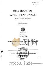 1964 BOOK OF ASTM STANDARDS PART 13     PDF电子版封面     