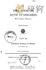 1964 BOOK OF ASTM STANDARDS PART 32     PDF电子版封面     